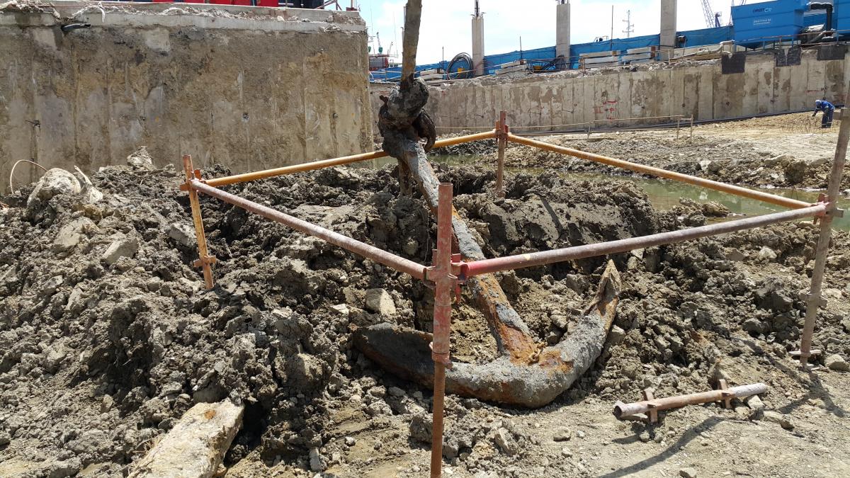 Recent excavation, V & A Waterfront.