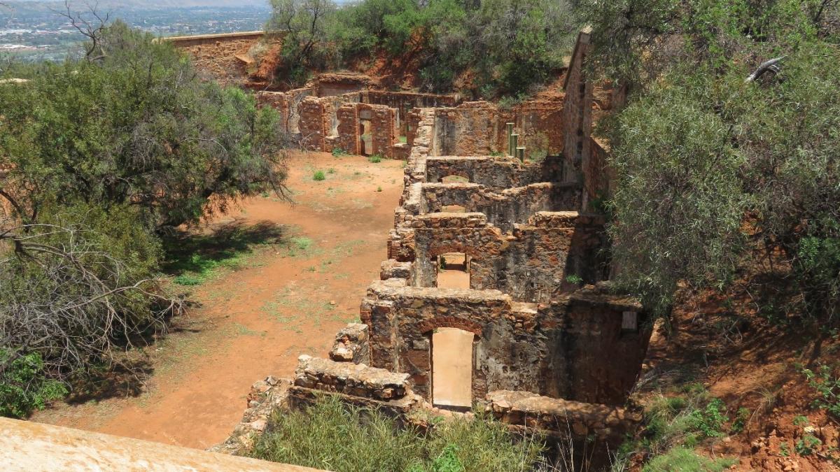 View of Fort Wonderboompoort from above