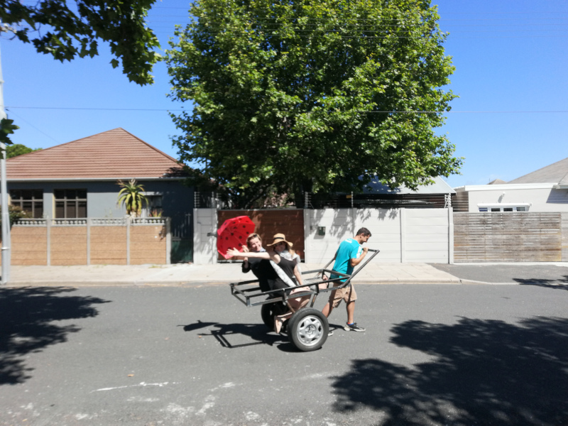 The cart being tested